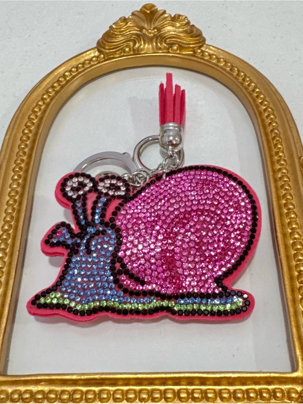 New Crystal Snail Keychain